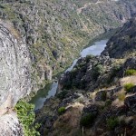 Panorámica del cañón de las Arribes del Duero, desde Villardiegua