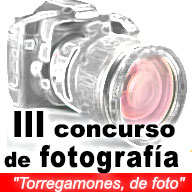 logo del III concurso online 2016 de fotografía: 'Torregamones, de foto'