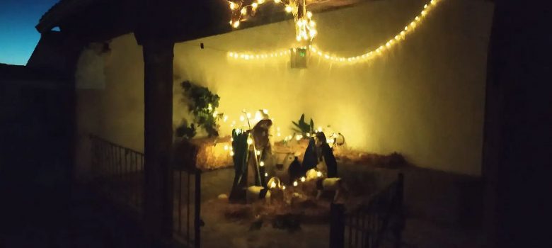 Belén 2021 iluminado en ermita de Torregamones 2 (Fuente: Begoña Llamas)