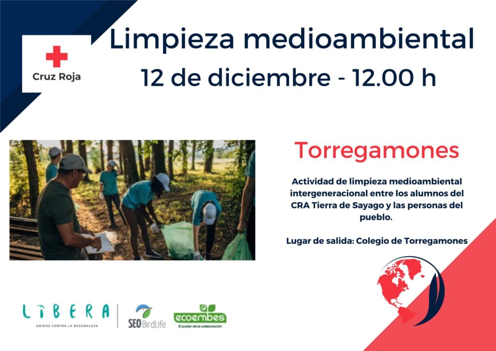 2025-12-12. Llimpieza medioambiental en Torregamones: CRE Tierrras de Sayago