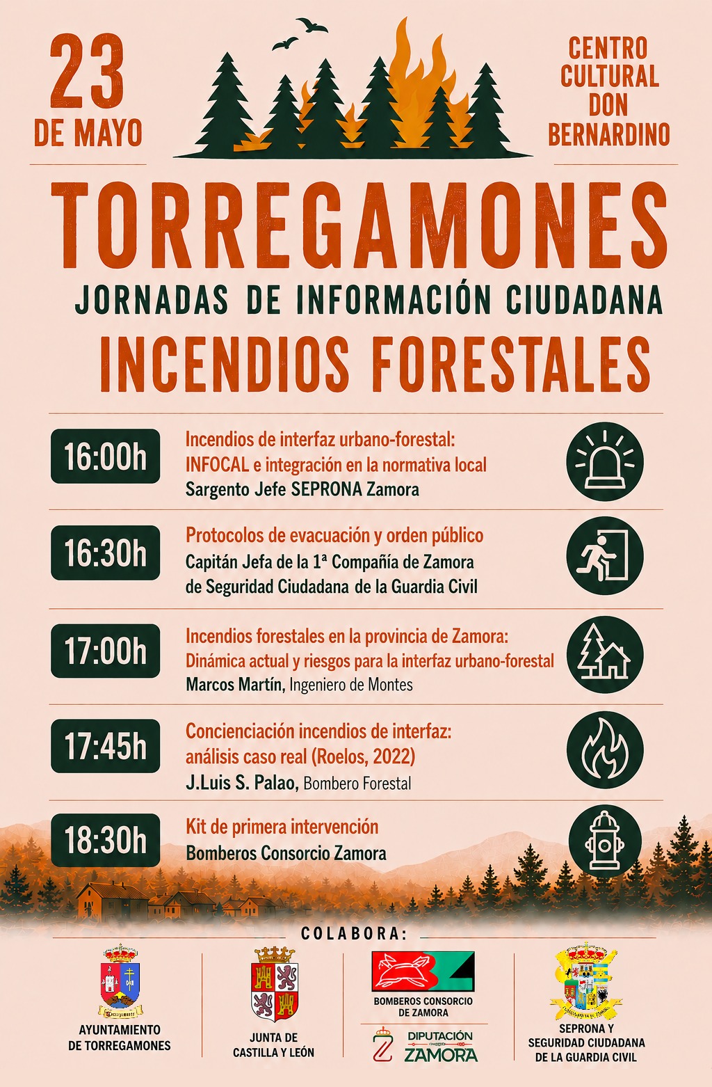 2026/05/23. Jornadas de información sobre incendios forestales