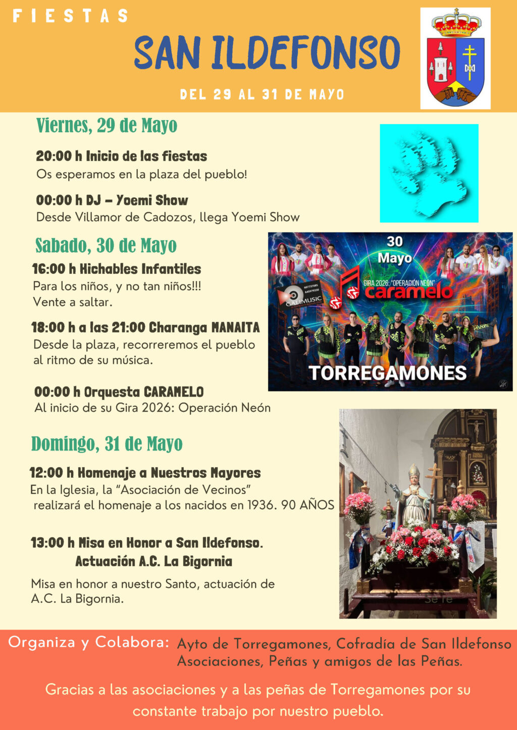 Fiestas de San Ildefonso 2026 (Programa)