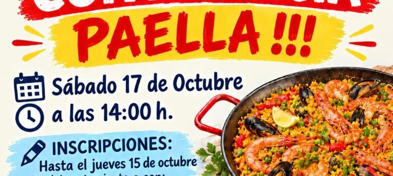 17/10/2026. Cartel de la 4ª comida de convivencia de Torregamones
