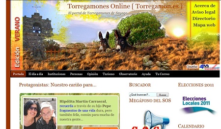 Volcado de pantalla de la Edición Verano 2011 de Torregamones OnLine