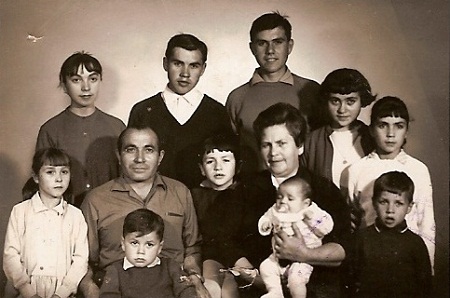 familia Llamas Segurado, años 60